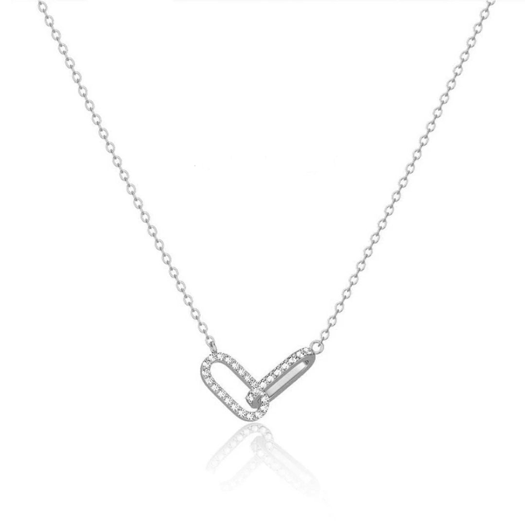 Double Zircon Necklace